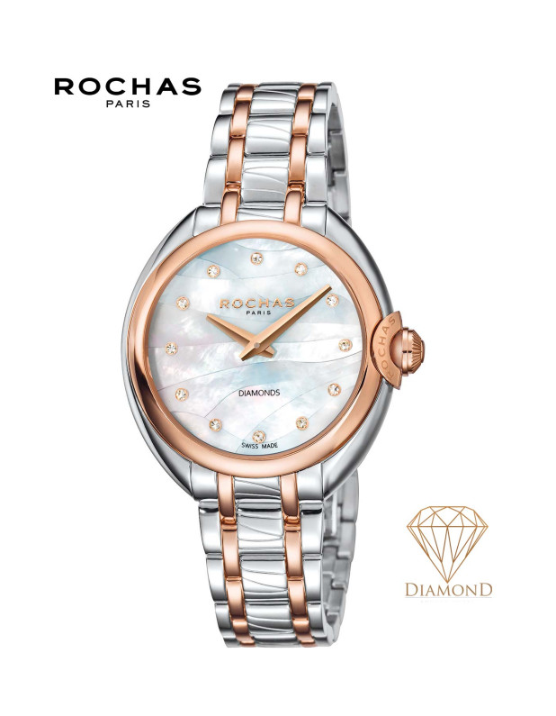 ROCHAS Ladies Diamond Watch